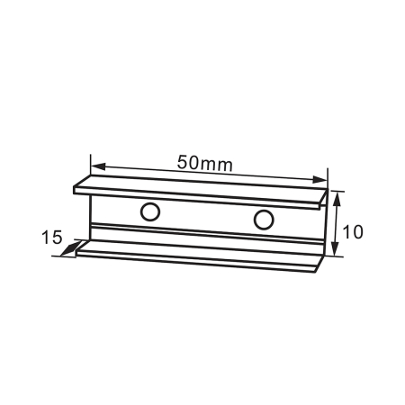 Крепеж для светодиодной ленты 220V LS720,  LD157 сталь 23361