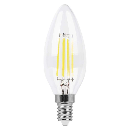 Лампа светодиодная диммируемая Feron LB-166 Свеча E14 7W 2700K 25870