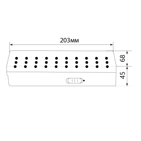 Светильник аккумуляторный, 30 LED DC, белый, EL15 12896