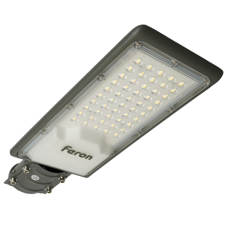Светодиодный уличный консольный светильник Feron SP3032 50W 6400K 230V, серый 32577