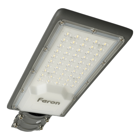 Светодиодный уличный консольный светильник Feron SP3031 30W 6400K 230V, серый 32576