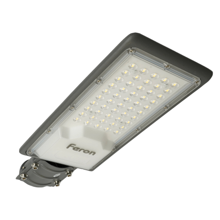 Светодиодный уличный консольный светильник Feron SP3031 30W 6400K 230V, серый 32576