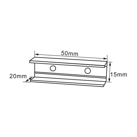 Крепеж для светодиодной ленты 220V LS721 (2835), LD167 металл 23385