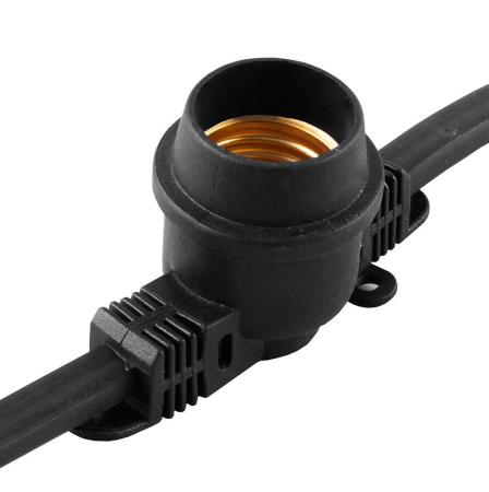 Гирлянда Feron CL50-100 Белт-лайт 230V черный IP65 100м 29882