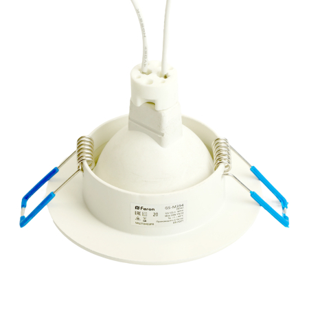 Светильник встраиваемый Feron GS-M394 потолочный MR16 G5.3 белый 28342