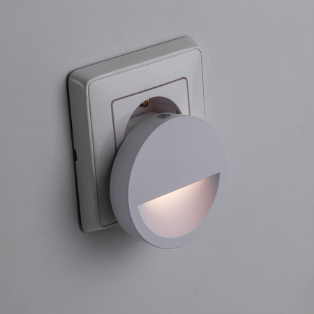 Светильник ночник Feron FN1121 0,45W 230V, белый 41020