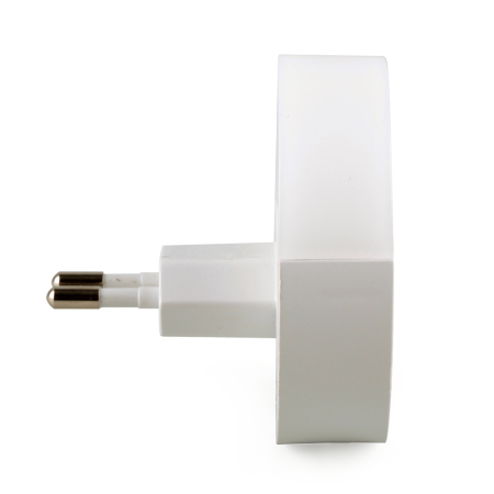 Светильник ночник Feron c 2мя USB выходами, FN1122 0,45W 230V, белый 41021
