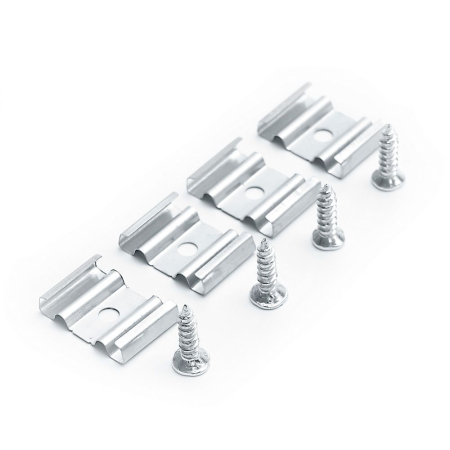 Профиль алюминиевый накладной, гибкий, серебро, CAB264 10361