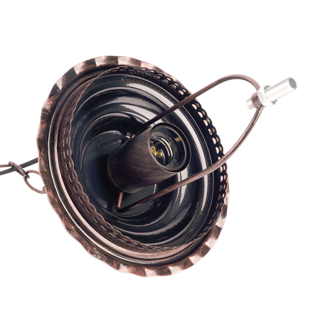 Светильник садово-парковый Feron PL595 на цепочке  60W 230V E27, коричневый 41172