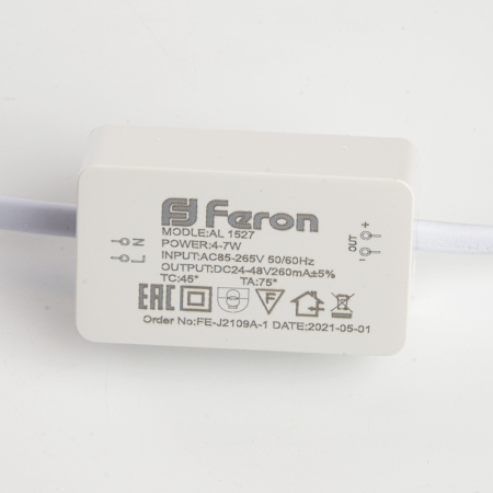 Светодиодный светильник Feron AL1527 встраиваемый 5W 4500K белый 41194