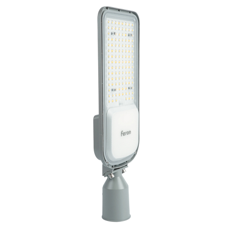 Светодиодный уличный консольный светильник Feron SP3050 80W 4000K 230V, серый 41267
