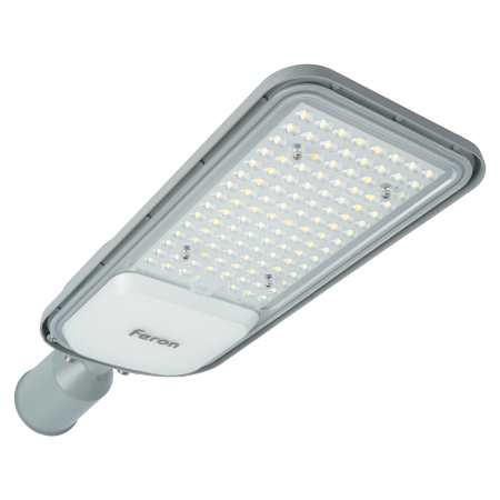 Светодиодный уличный консольный светильник Feron SP3050 80W 4000K 230V, серый 41267