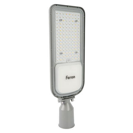 Светодиодный уличный консольный светильник Feron SP3050 100W 5000K 230V, серый 41268