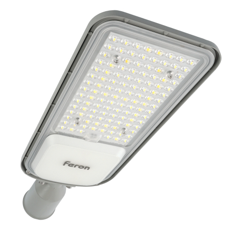 Светодиодный уличный консольный светильник Feron SP3050 100W 5000K 230V, серый 41268