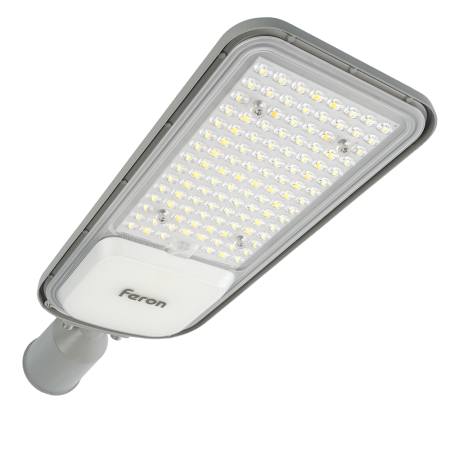 Светодиодный уличный консольный светильник Feron SP3050 100W 5000K 230V, серый 41268