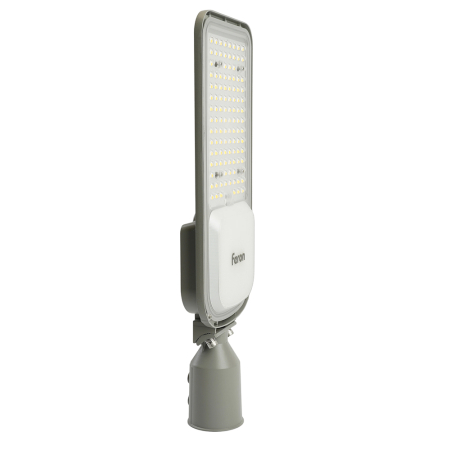 Светодиодный уличный консольный светильник Feron SP3050 100W 4000K 230V, серый 41269