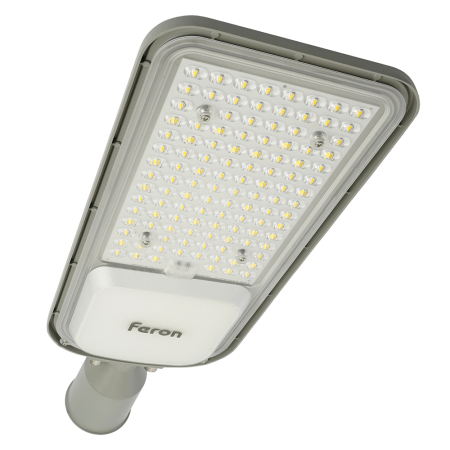 Светодиодный уличный консольный светильник Feron SP3050 100W 4000K 230V, серый 41269