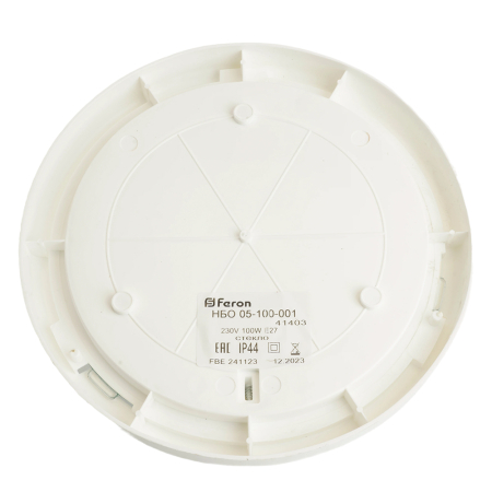 Светильник накладной IP44, 220V 100Вт Е27, НБО 05-100-001 41403
