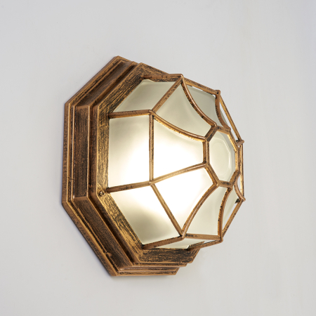Светильник садово-парковый Feron PL661  60W E27 230V, черное золото 11651