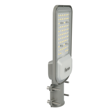 Светодиодный уличный консольный светильник Feron SP3040 80W 5000K 230V, серый 41549