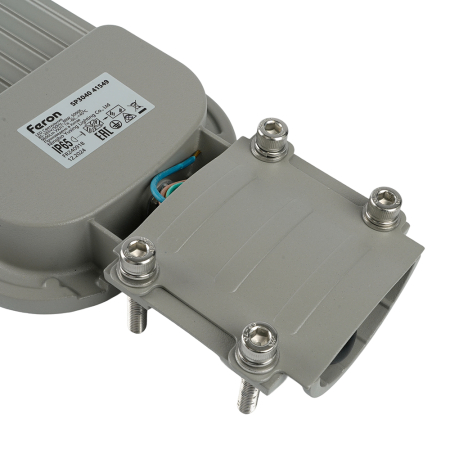 Светодиодный уличный консольный светильник Feron SP3040 80W 5000K 230V, серый 41549
