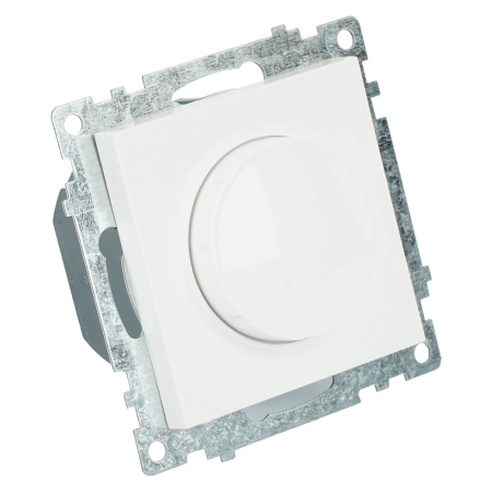 Выключатель диммирующий TRIAC(механизм), STEKKER GLS10-7106-01, 250V, 500W, серия Катрин, белый 39307