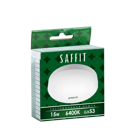 Лампа светодиодная SAFFIT SBGX5315 GX53 15W 6400K 55193