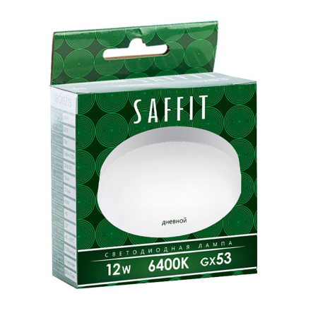 Лампа светодиодная SAFFIT SBGX5312 GX53 12W 6400K 55190