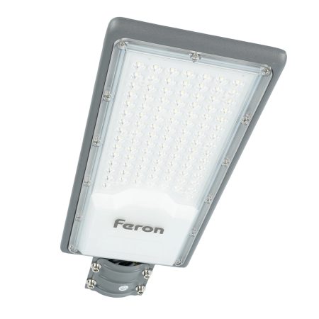 Светодиодный уличный консольный светильник Feron SP3034 80W 6400K 230V, серый 41580