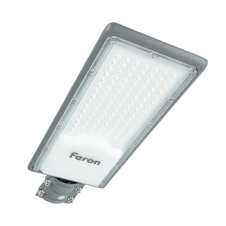 Светодиодный уличный консольный светильник Feron SP3034 80W 6400K 230V, серый 41580