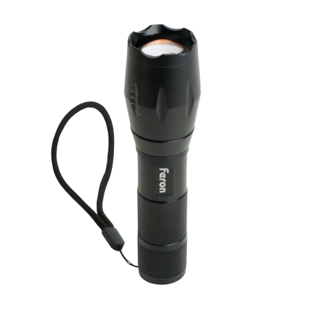 Фонарь ручной Feron TH2400 с аккумулятором USB ZOOM 41682