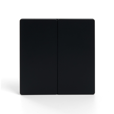 Выключатель беспроводной FERON, TM82 SMART, 230V, 500W, двухклавишный, черный 41723