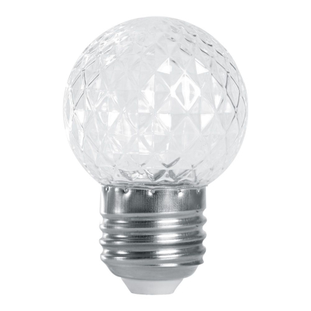 Лампа-строб Feron LB-377 Шарик прозрачный E27 1W 2700K 38208
