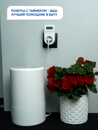 Розетка с таймером Feron TM26 недельная электронная мощность 2300W/10A 41815