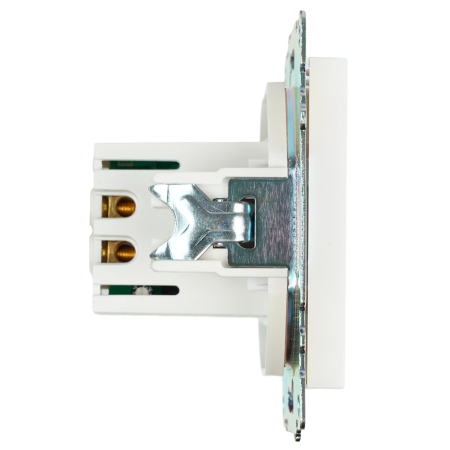 Розетка USB 2-местная (механизм), STEKKER GLS10-7115-01, 250B, 2,1А, серия Катрин, белый 39686