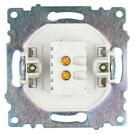 Розетка USB 2-местная (механизм), STEKKER GLS10-7115-01, 250B, 2,1А, серия Катрин, белый 39686