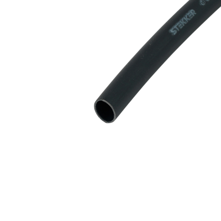 HSTG-642-100BK Термоусадочная трубка клеевая 6,4/2,0 длина 100 см., усадка 3:1, черный 39753