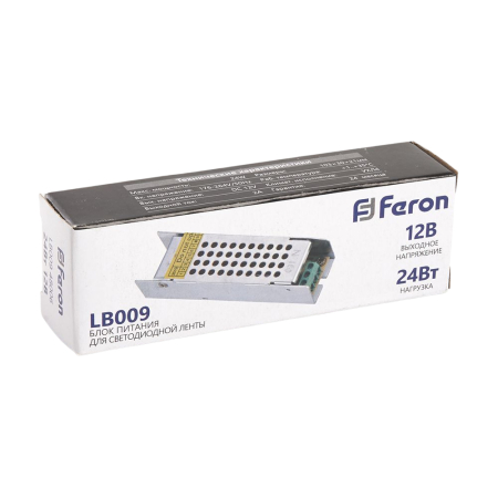 Трансформатор электронный для светодиодной ленты 24W 12V (драйвер), LB009 48006