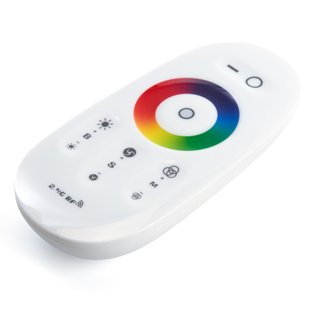Контроллер RGB для светодиодной ленты с П/У белый, 12-24V, LD63 48030