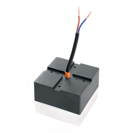 Светильник светодиодный Feron AL4022 IP20 3W 6500К, пластик, черный 70*70*55мм 48146