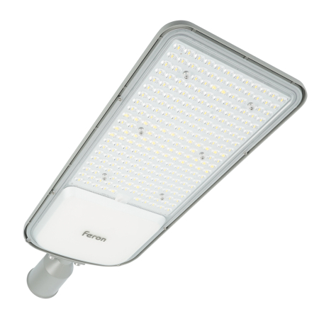 Светодиодный уличный консольный светильник Feron SP3050 200W 5000K 230V, серый 48170