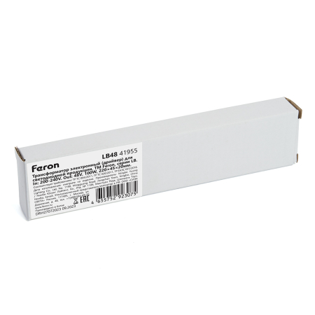 Трансформатор электронный для трековых светильников 100W 48V (драйвер), LB48 41955