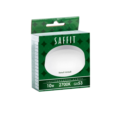 Лампа светодиодная SAFFIT SBGX5310 GX53 10W 2700K 55227