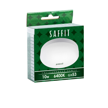 Лампа светодиодная SAFFIT SBGX5310 GX53 10W 6400K 55229