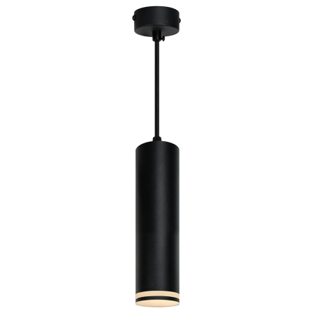 Светильник потолочный Feron ML1708 Barrel LUNA на подвесе  MR16 35W 230V, черный 55*200 48082
