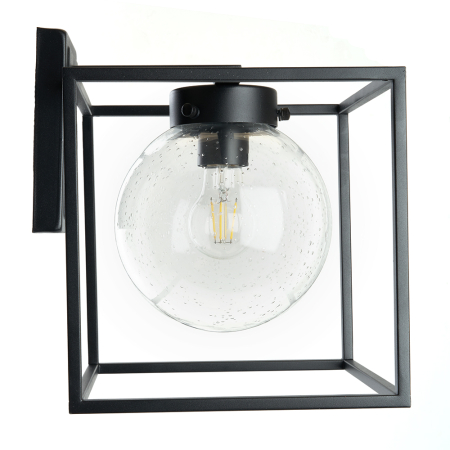 Светильник садово-парковый Feron PL711 на стену вниз  60W E27 230V, черный 48385