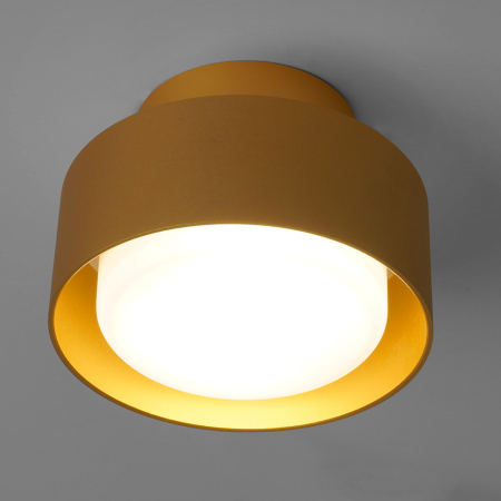 Светильник потолочный Feron HL367 Barrel AURA 12W, 230V, GX53, золото IP44 48408