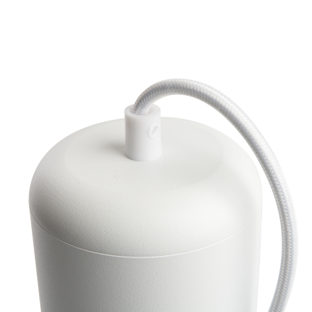 Светильник потолочный Feron HL3658 Barrel ECHO levitation  12W, 230V, GX53, белый, с антибликовой сеточкой, на подвесе 1,7 м 48402