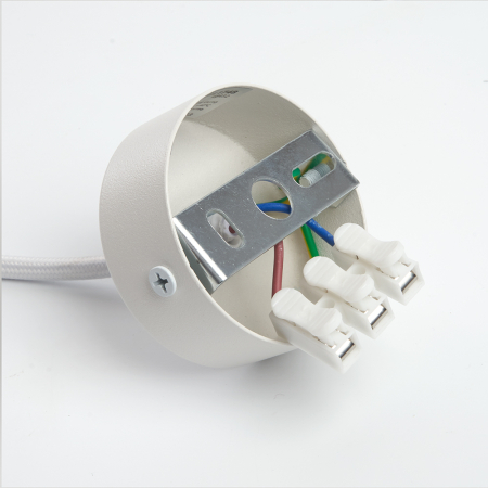 Светильник потолочный Feron HL3658 Barrel ECHO levitation  12W, 230V, GX53, белый, с антибликовой сеточкой, на подвесе 1,7 м 48402