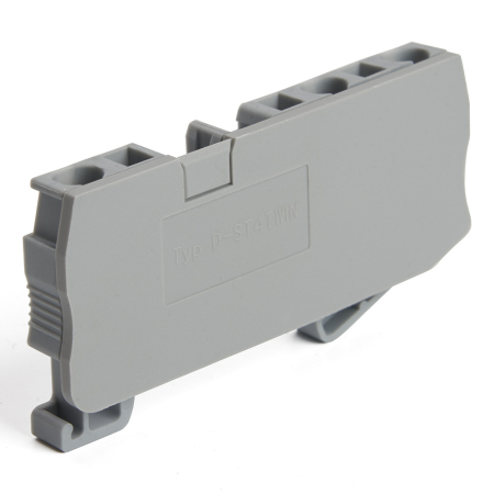 LD561-1-25 Торцевая заглушка для ЗНИ LD553 2,5 мм²  (JXB 2,5), серый STEKKER 39985
